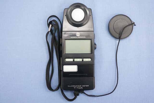 中古　コニカミノルタ　照度計　T-10A　(管理番号：UKK-12420)
