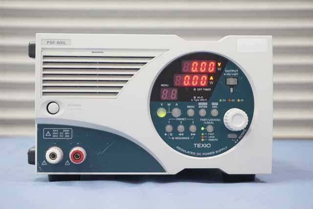 中古　テクシオ　直流安定化電源　PSF-800L　(管理番号：UKK-12424)