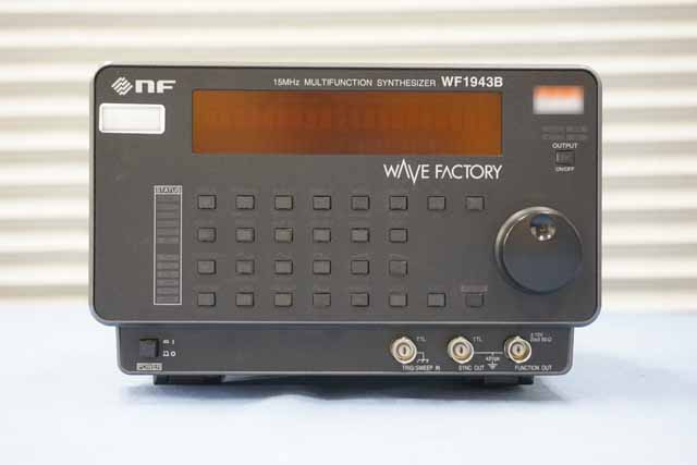中古　エヌエフ回路設計ブロック　ファンクションジェネレータ　WF1943B　(管理番号：UKK-12808