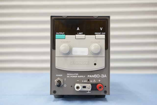 中古　菊水電子工業　直流安定化電源　PAN60-3A　(管理番号：UKK-12842)