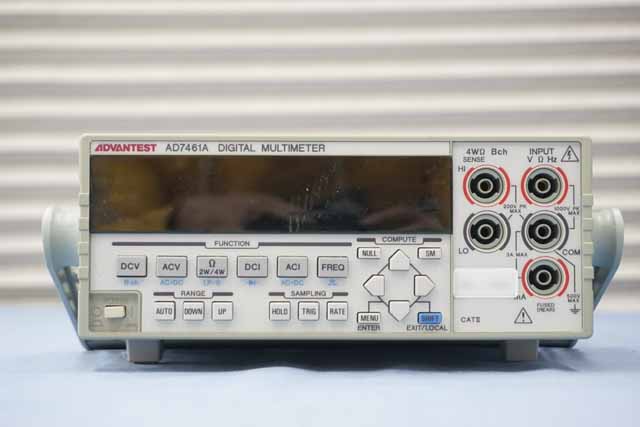 中古　アドバンテスト　デジタルマルチメータ　AD7461A　(管理番号：UKK-12888)