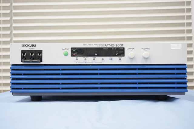中古　菊水電子工業　直流安定化電源　PAT40-200T　(管理番号：UKK-12924)