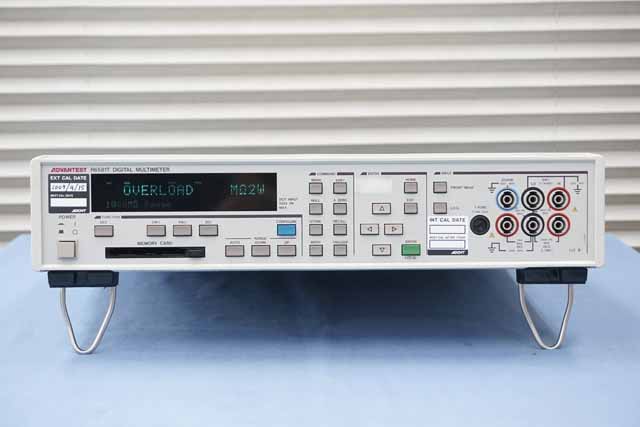 中古　アドバンテスト　8桁半デジタルマルチメータ　R6581T　(管理番号：UKK-13009)