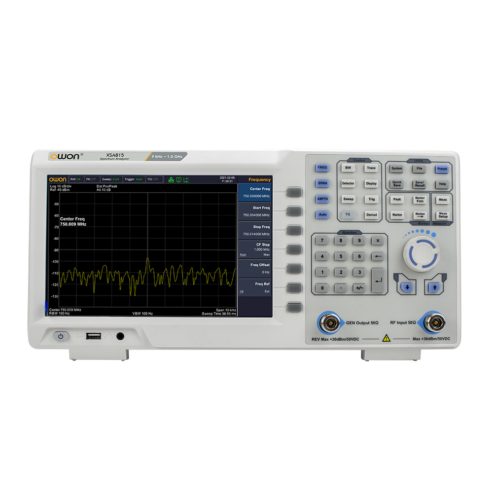 owon XSA800シリーズ スペクトラム・アナライザ XSA810-TG