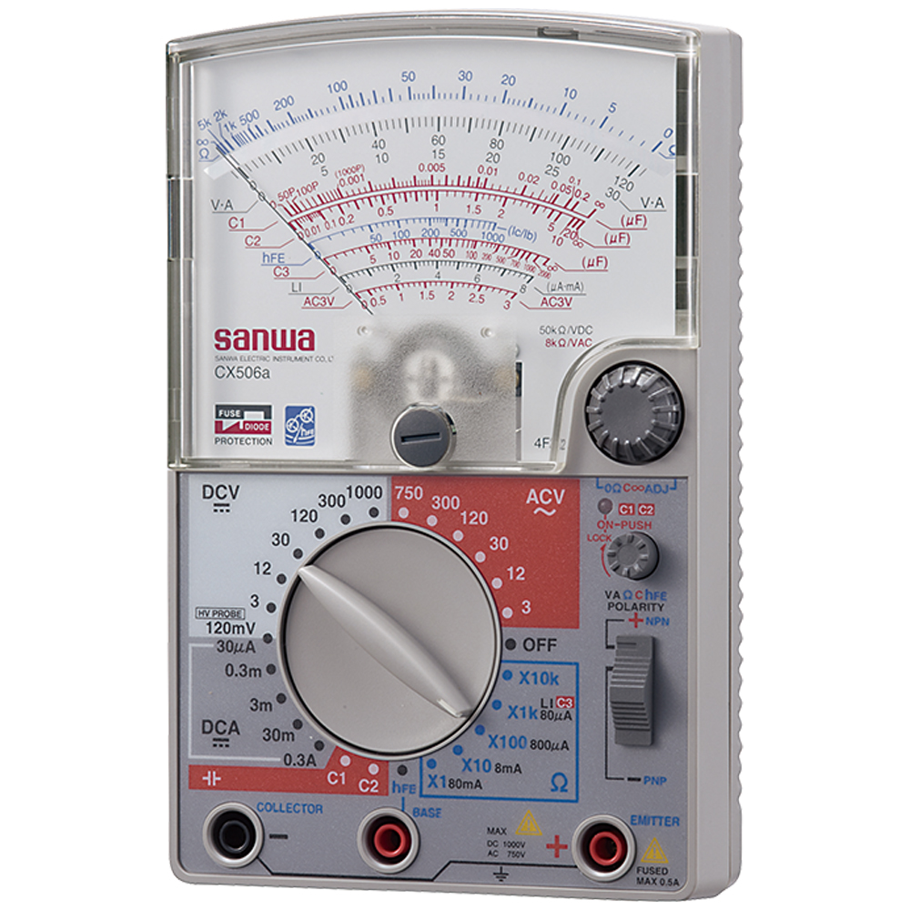 三和電気計器 アナログマルチテスタ CX506a