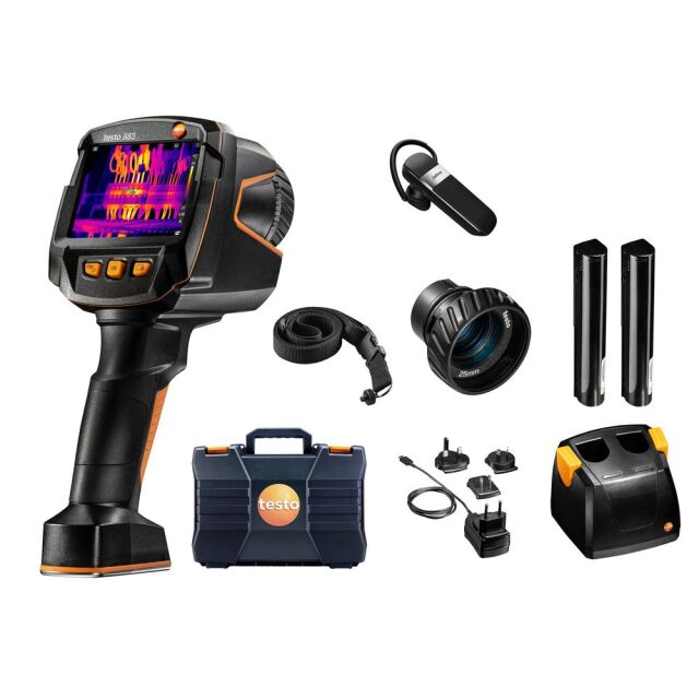 testo 望遠レンズセット 標準/望遠レンズ アクセサリセット testo 883[0563 8834]