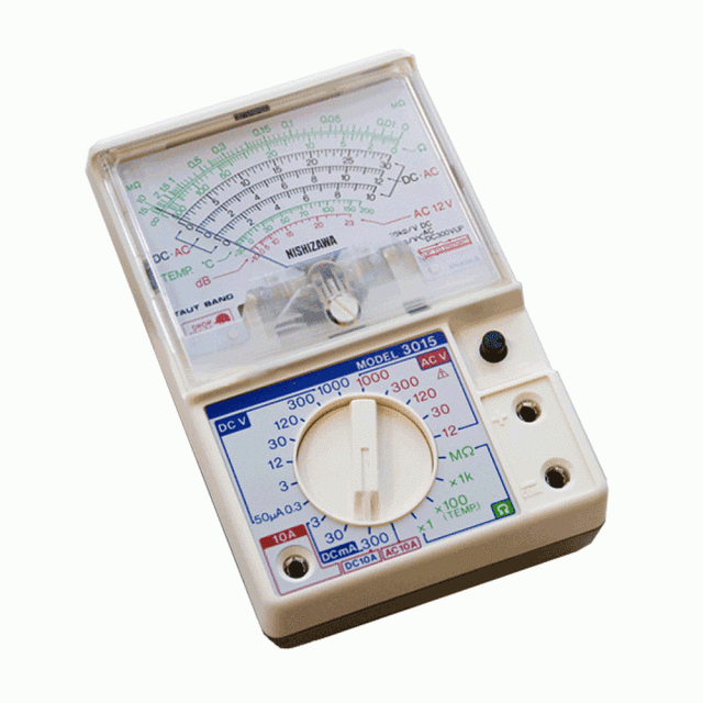 お問合せ商品】西澤電機計器製作所 アナログテスタ(20KΩ/V) 3015 計測