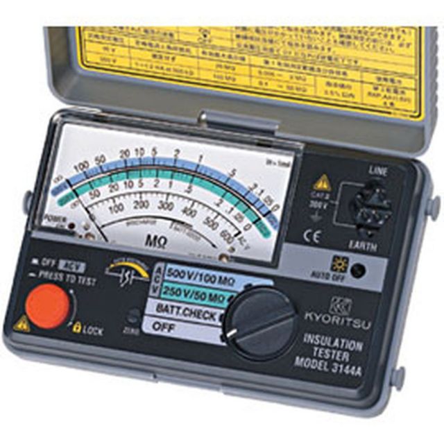共立電気計器 2レンジ小型絶縁抵抗計 3144A 計測器ランド
