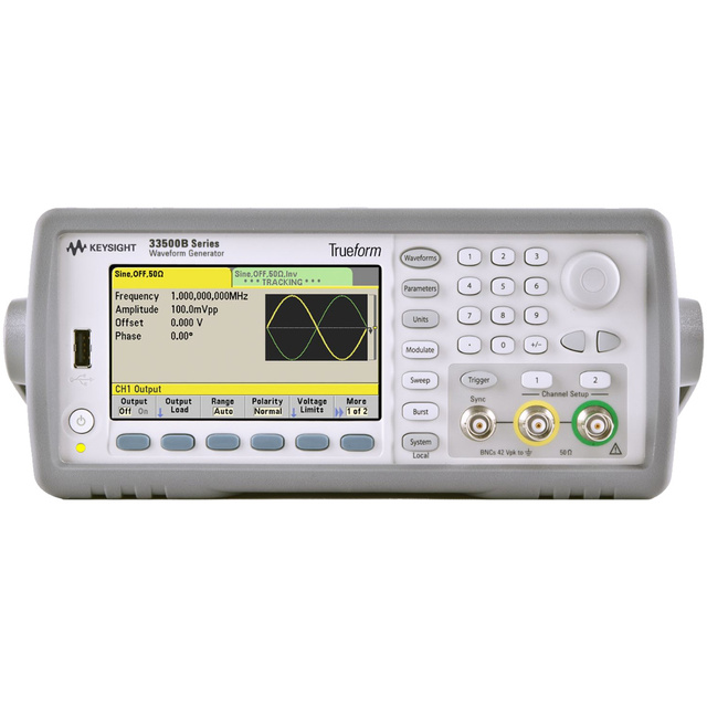 【お問合せ商品】Keysight  波形発生器、30 MHz、2チャネル、任意波形機能なし 33520B
