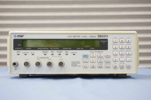 中古　エヌエフ回路設計ブロック　LCRメータ　ZM2372　(管理番号：4G-1076)