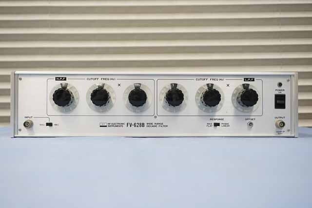 中古　エヌエフ回路設計ブロック　広帯域ディケードフィルタ　FV-628B　(管理番号：4G-1080)