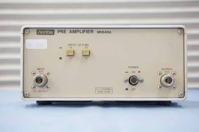 中古　アンリツ　プリアンプ　MH648A　(管理番号：4G-1090)