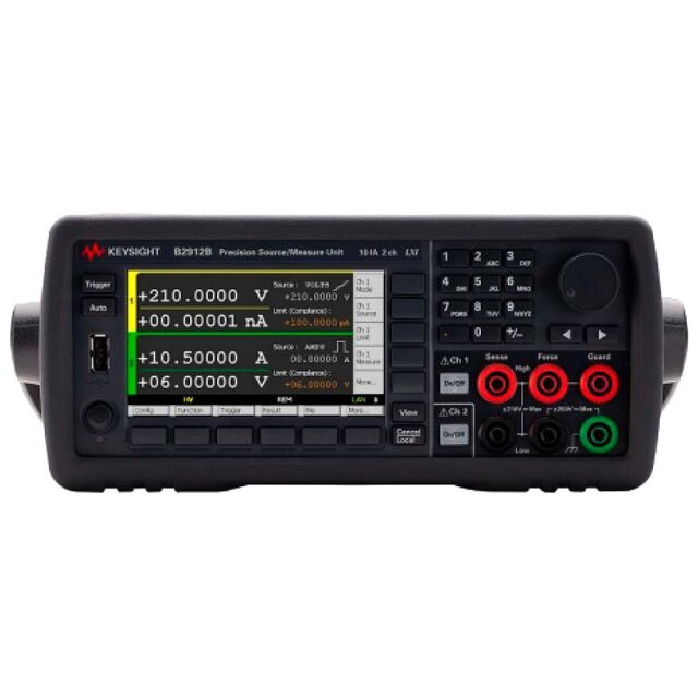 【お問合せ商品】Keysight プレシジョンソース/メジャーユニット (SMU) 2チャネル 210V 3.03A (DC) 10.5A (パルス) B2912B