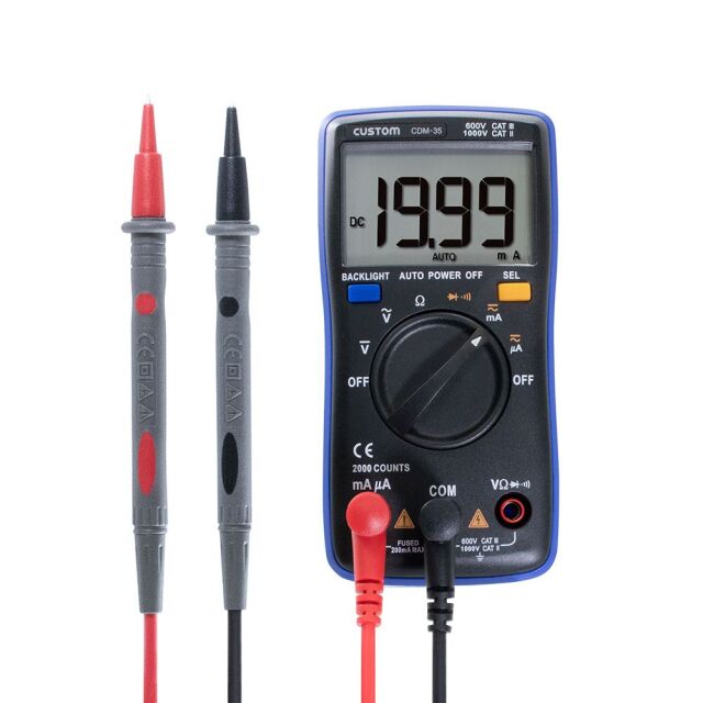 CUSTOM デジタルマルチメータ CDM-35