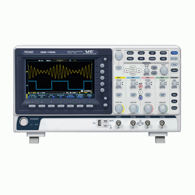 TEXIO デジタルオシロスコープ 100MHz 4ch DCS-1104B 計測器ランド