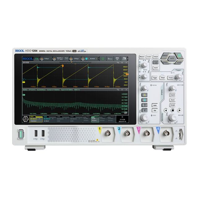 RIGOL オシロスコープ 200MHz 2ch 2GSa/s DHO1202