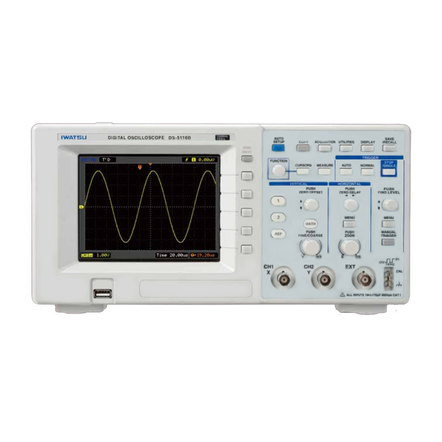 【在庫限り】岩崎通信機 100MHz 1GS/s 2chデジタルオシロスコープ DS-5110B