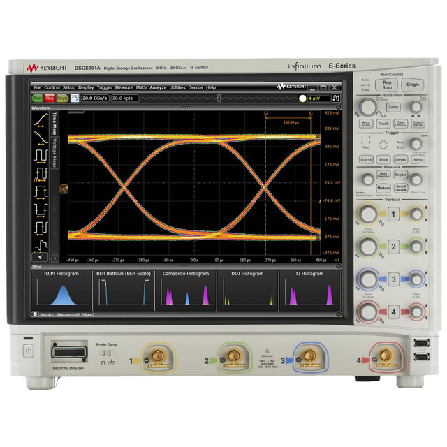 【お問合せ商品】Keysight  高解像度オシロスコープ：8 GHz、4個のアナログチャネル DSOS804A