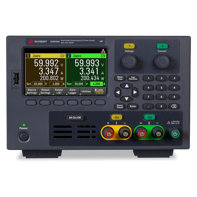 【お問合せ商品】Keysight  400 WオートレンジDC電源、60 V、10 A E36234A