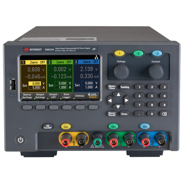 【お問合せ商品】Keysight  80 W 3出力電源、6 V/5 Aおよび2X 25 V/1 A E36312A