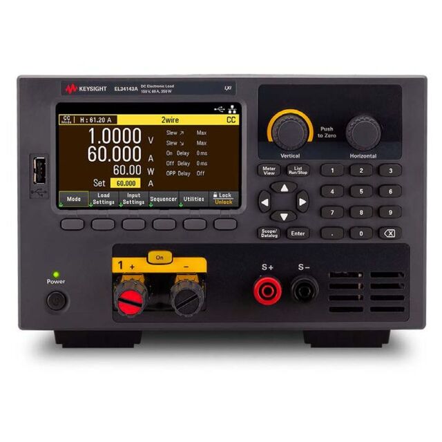 【お問合せ商品】Keysight DC電子負荷 350W ベンチトップ 電子負荷 150V 60A EL34143A