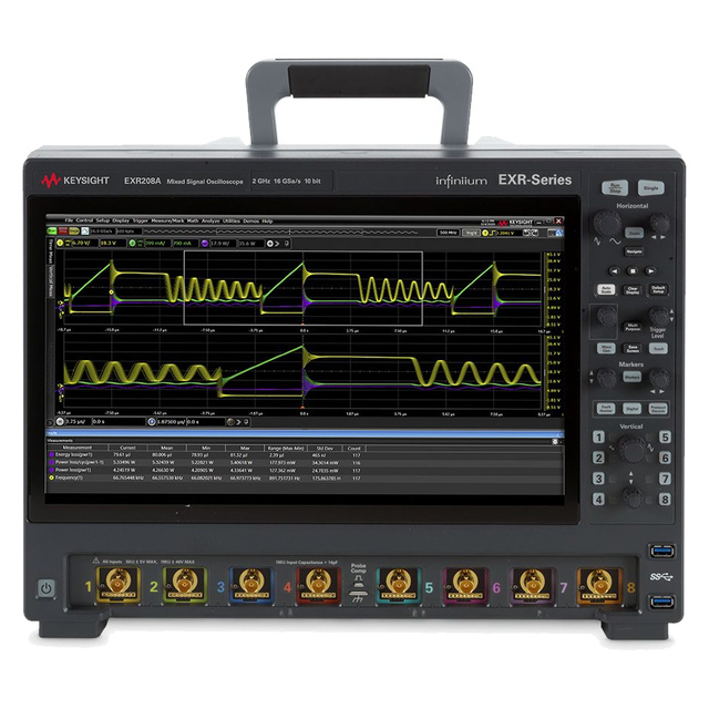 【お問合せ商品】Keysight  Infiniium EXR シリーズ オシロスコープ: 2 GHz、8 チャンネル EXR208A