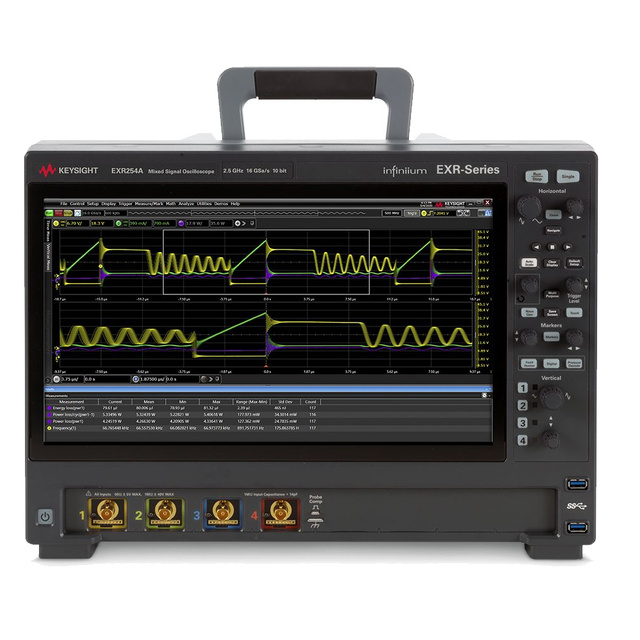 【お問合せ商品】Keysight  Infiniium EXRシリーズ オシロスコープ：2.5 GHz、4チャネル EXR254A