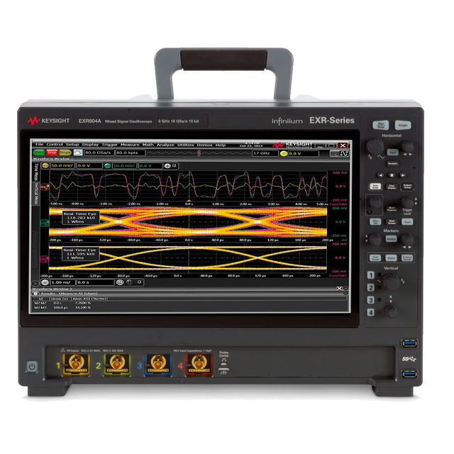 【お問合せ商品】Keysight  Infiniium EXRシリーズ オシロスコープ：6 GHz、4チャネル EXR604A