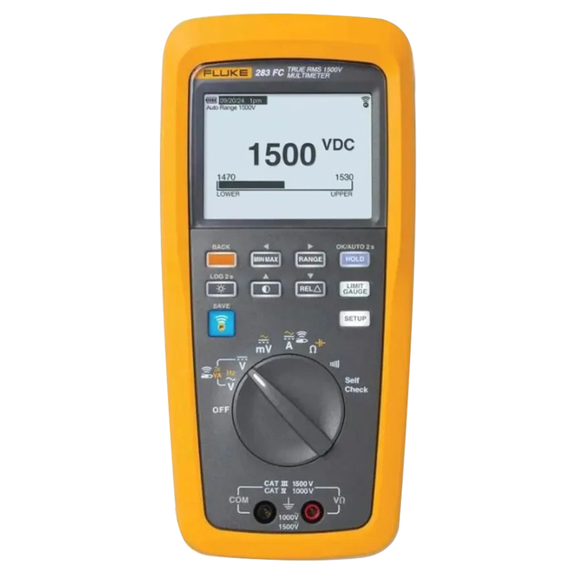 Fluke 真の実効値デジタル・マルチメーター CAT III 1500V / CAT IV 1000V FLUKE-283FC