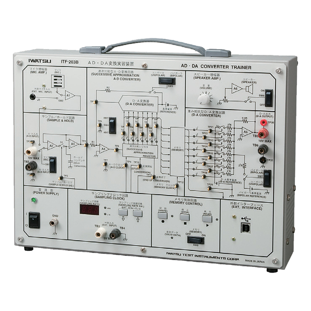 岩崎通信機 AD・DA変換実習装置 ITF-203B