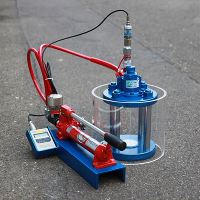 【レンタル】ワイビーエム 軽量コンクリート簡易圧縮試験機SH-30