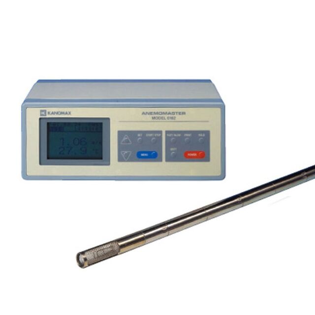 【レンタル】日本カノマックス アネモマスター高温用風速計MODEL6162