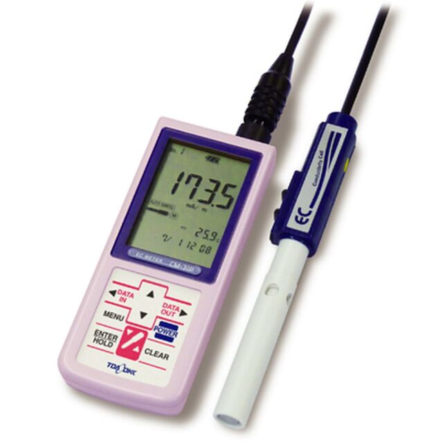 【レンタル】東亜ディーケーケー ポータブル電気伝導率計（純水） CM-31P-W