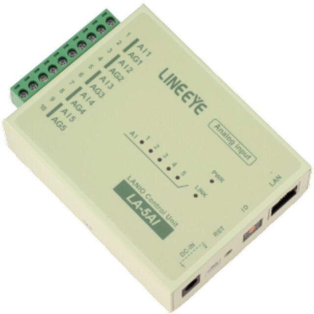 ラインアイ LAN接続型IOユニット LA-5AI