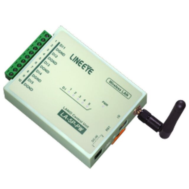 ラインアイ 無線LAN接続型デジタルIOユニット (5入力) LA-5P-PW2