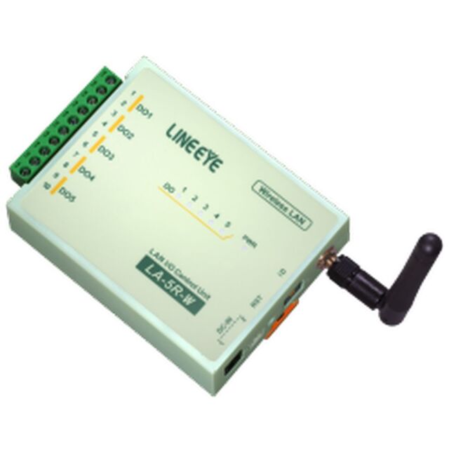 ラインアイ 無線LAN接続型デジタルIOユニット (5出力) LA-5R-W2