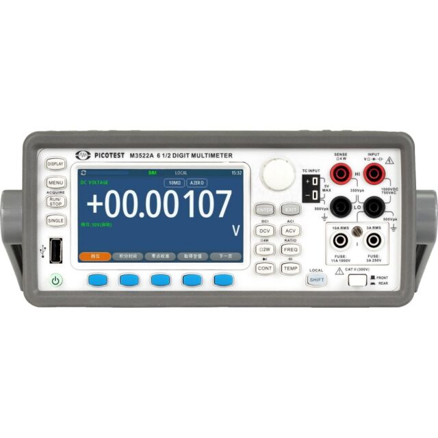 PICOTEST 6・1/2 桁 高性能グラフィカル・デジタルマルチメータ（内蔵GPIBカード付）M3522AGC