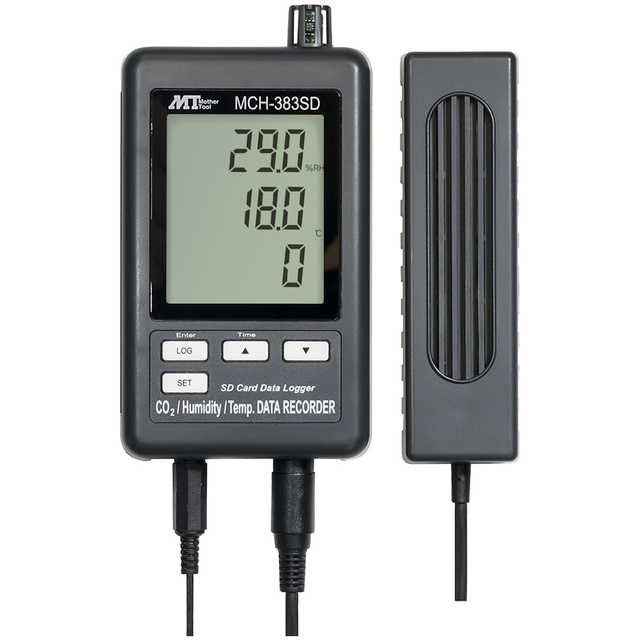 【お問合せ商品】マザーツール データロガー温湿度・CO2計 MCH-383SD