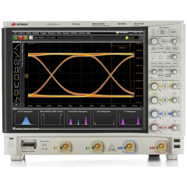 【お問合せ商品】Keysight  高解像度オシロスコープ:500 MHz,4アナログ&16デジタルch MSOS054A