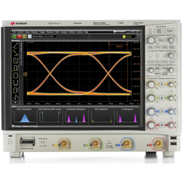 【お問合せ商品】Keysight  高解像度オシロスコープ:2 GHz,4アナログ&16デジタルch MSOS204A
