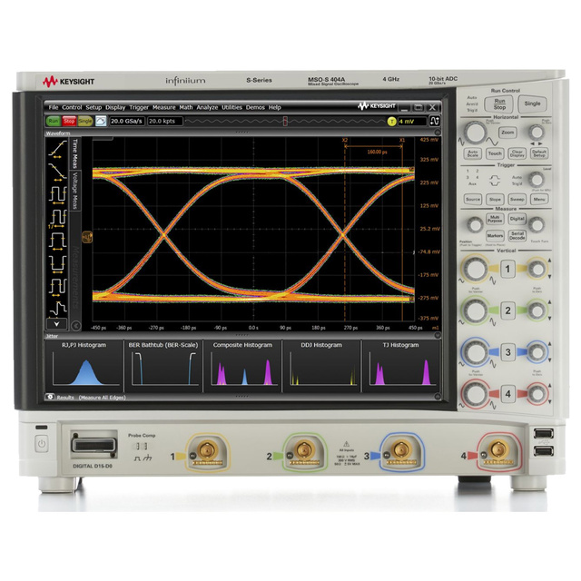 【お問合せ商品】Keysight  高解像度オシロスコープ:4 GHz,4アナログ&16デジタルch MSOS404A