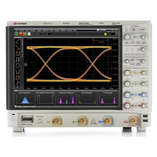 【お問合せ商品】Keysight  高解像度オシロスコープ:6 GHz,4アナログ&16デジタルch MSOS604A