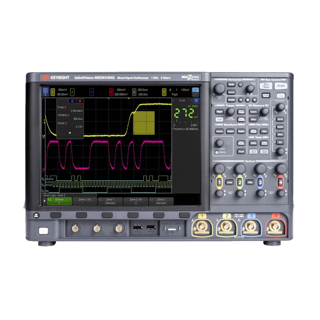 【お問合せ商品】Keysight  ミックスドシグナルオシロスコープ: 1.5 GHz、4 つのアナログと 16 のデジタルチャンネル MSOX4154G