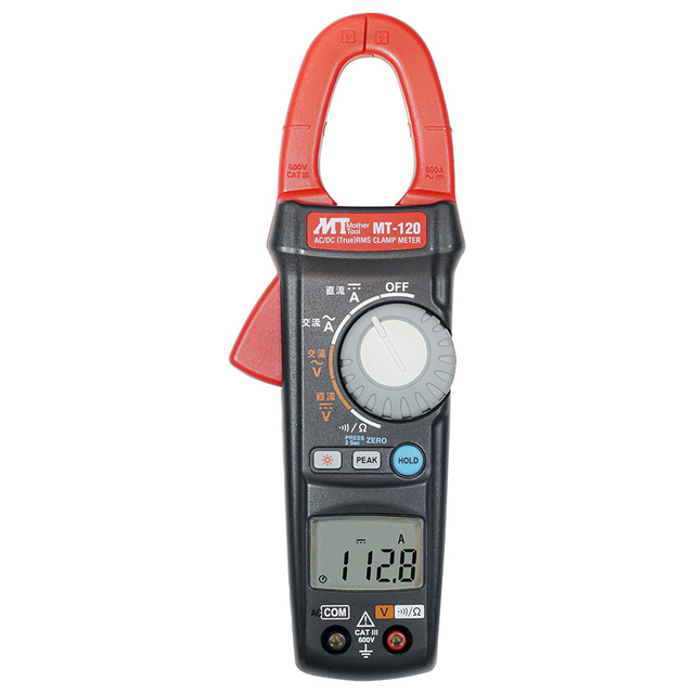 【お問合せ商品】マザーツール 交流／直流デジタルクランプメーター MT-120