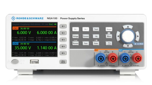 【お問合せ商品】R&S(R) 直流電源 2チャネル 80W 2 x 35V / 6A NGA102