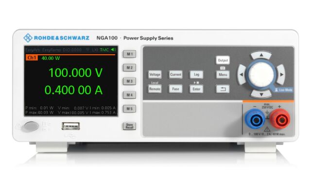 【お問合せ商品】R&S(R) 直流電源 1チャネル 40W 100V / 2A NGA141