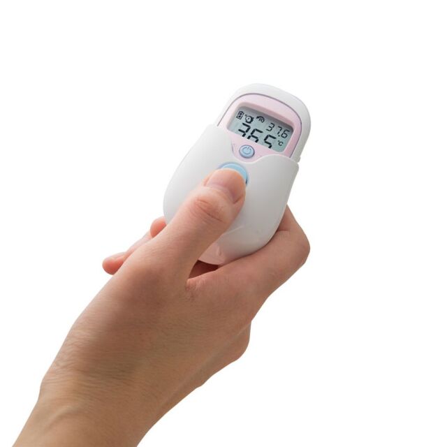 在庫限り】CUSTOM 非接触式体温計ミニ パピッとサーモ mini NIR
