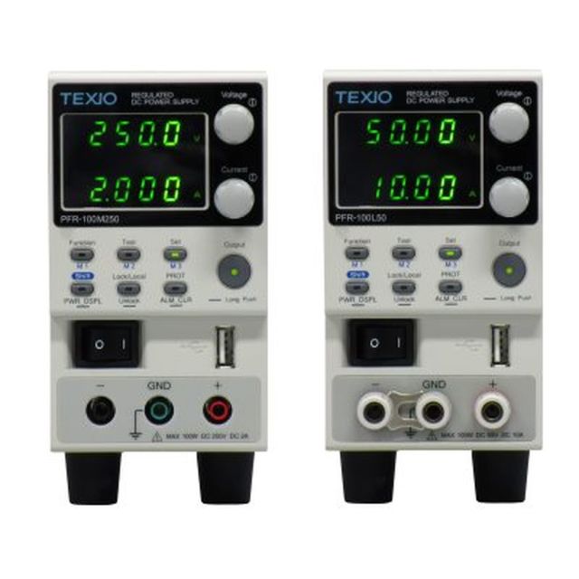 TEXIO 100Wワイドレンジ直流安定化電源 PFR-100L50G