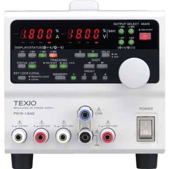 TEXIO 多出力直流安定化電源 PW-Aシリーズ PW24-1.5AQ