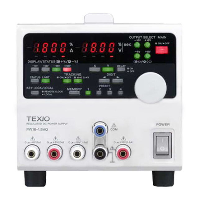 【数量限定特価】TEXIO 多出力直流安定化電源 PW36-1.5ADP